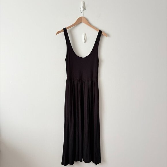 Aritzia Wilfred Market Midi Dress Black Size Small - Picture 4 of 7